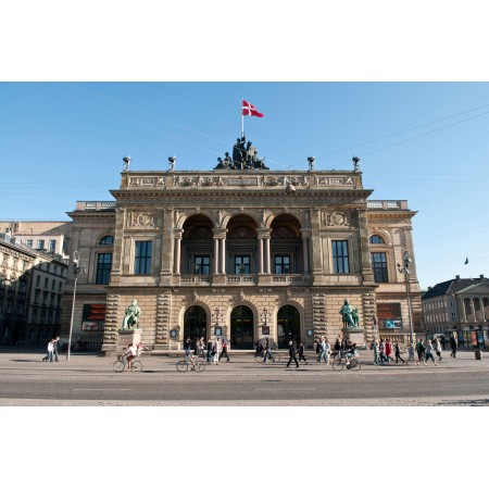 Royal Danish Theatre Large Poster Denmark Most Incredible Scenery, Copenhagen