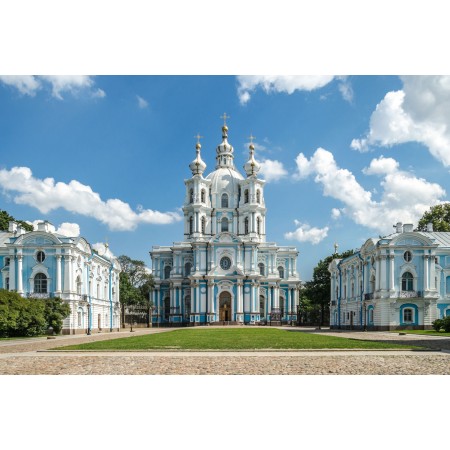 Smolny Cathedral Art Print Photographic Print Poster The World's Most Incredible Cities Saint Petersburg