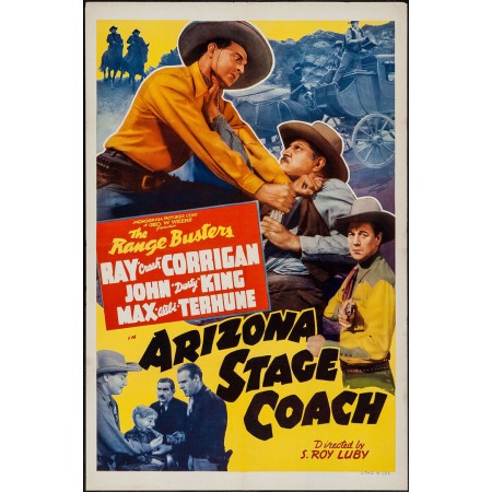 Arizona Stage Coach Film 24"x16" Poster vintage cinema posters from 1920s to present  