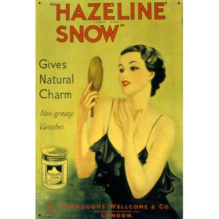 Hazeline Snow 24"x36" Photographic Print vintage posters from 1920s to present. advertisement, gives natural charm, reproduction