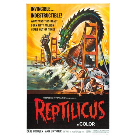 Film Reptilicus 24"x16" Print vintage cinema posters from 1920s to present Theatrical poster