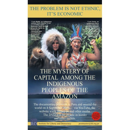 24x42in Movie posters The Mystery of Capital among the Indigenous Peoples of the Amazon