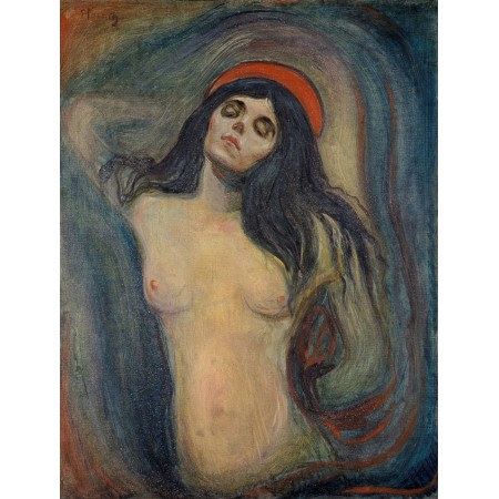 Edvard Munch Madonna 24"x18" Art Print Poster Cultural Art Around the World 