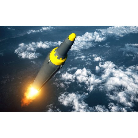 Atomic bomb missile Photographic Print Poster Atomic Weapon icbm nuclear weapons