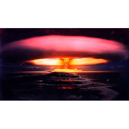 Atomic Weapon Photographic Print Poster nuclear detonation