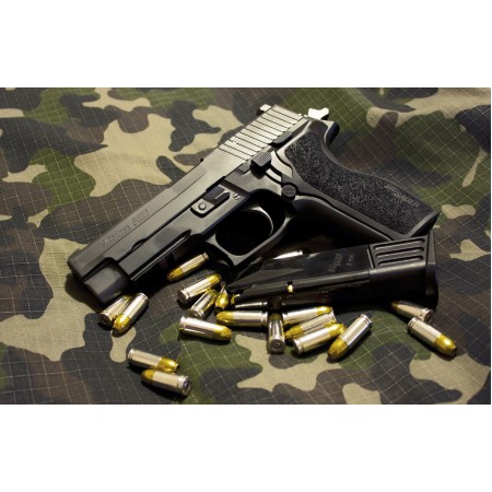 SIG Sauer P226 E2 Photographic Print Poster Pistols with Magazine Most Popular Handguns