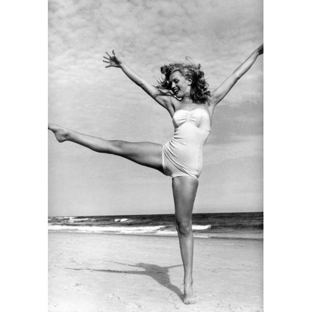 Marilyn Monroe 24"x17" Photo Print Poster Swimsuit. Celebrities Vintage Photos