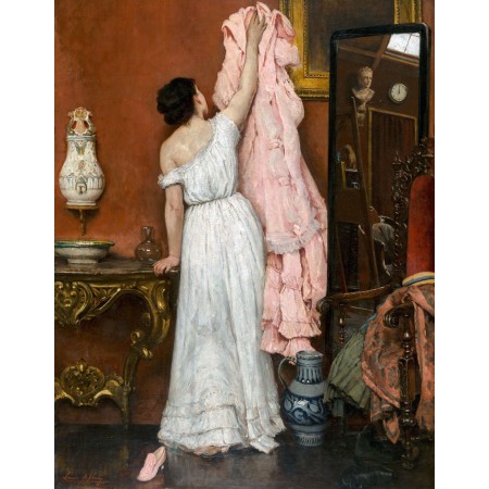 Louise Jopling British, 24"x31" Art Print Poster European Art ,  Modern Cinderella 1843-1933