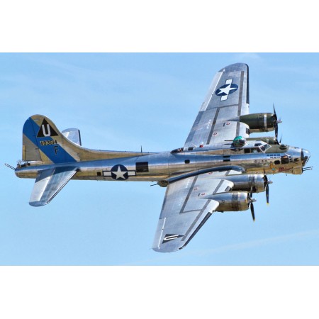 Boeing B-17 Photographic Print 24"x16" Poster WW2 History Flying Fortress