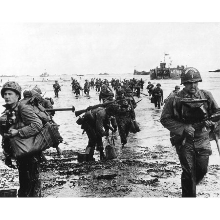 D-Day 30"x24" Photographic Print Poster WW2 History 