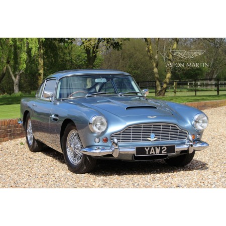 Aston Martin Photographic Print Poster Luxury Sports Cars - DB4 Series 4 1961 GT engine
