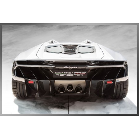 Lamborghini Centenario Roadster Photographic Print Poster Luxury and Sports Cars rear