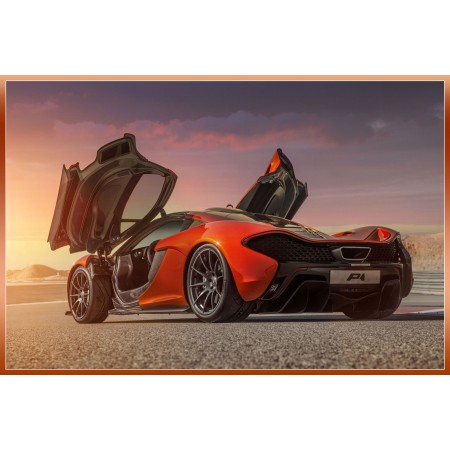 McLaren P1 Photographic Print Poster Sports and Luxury Cars Concept