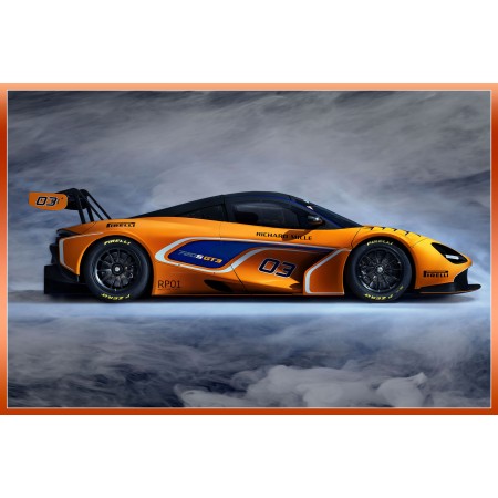 McLaren 720S GT3 Photographic Print Poster Sports Super Cars 