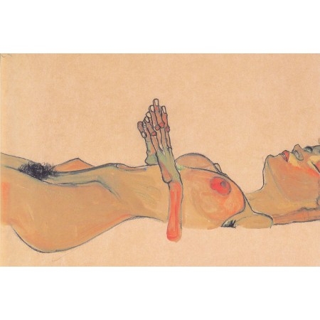 Egon Schiele -  Art Print Poster Totes M¤dchen-Dead girl 1910
