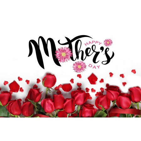 Happy Mother's Day! and roses Card Poster