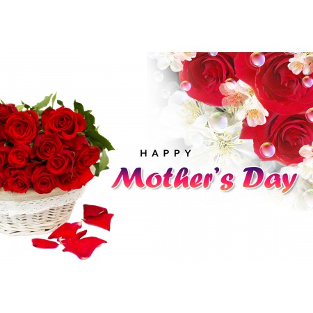 Happy Mother's Day! flowers Card Poster
