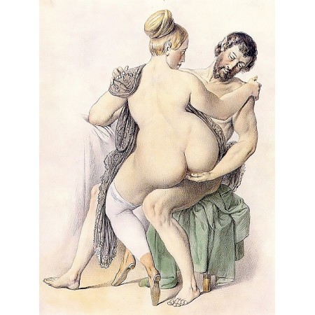 Johann Nepomuk Geiger 14"x18" Fine Art Photo Print Poster Amateur Erotic Drawings