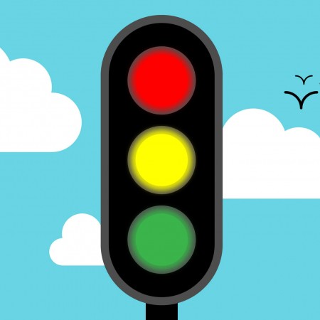 Traffic Light Photographic Print Poster Red, Yellow, and Green