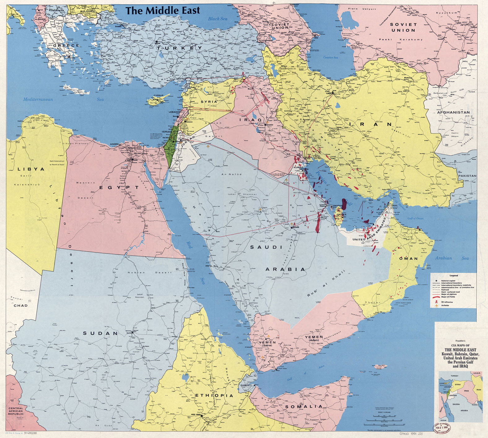Подробная карта востока. Карта ближнего Востока. Политическая карта ближнего Востока.