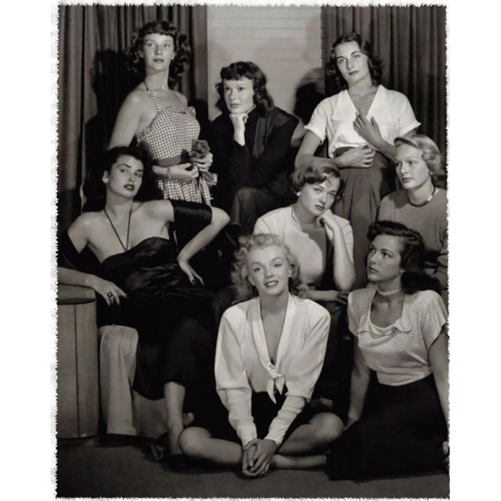 Marilyn Monroe Group Most Popular Sex Symbols Celebrities Vintage Photos 9596