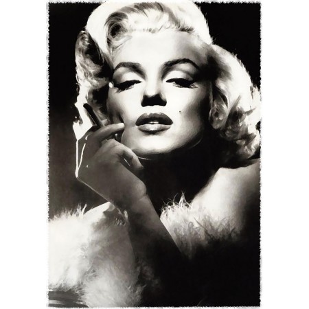 Marilyn Monroe smoking, 24"x17" Photo Print Poster Most Popular Sex Symbols Celebrities Vintage Photos