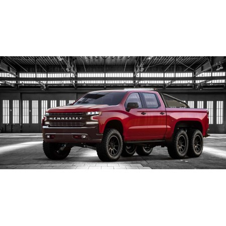 Hennessey Goliath 6x6 Ford 24"x48" Photographic Print Poster red, front Art Print creative photo