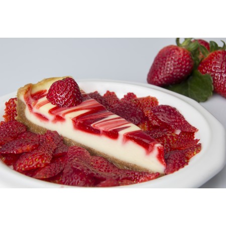 Food Cheese Cake Platter 24"x34" Photographic Print Poster Plate Strawberry Fruit Food & Beverages