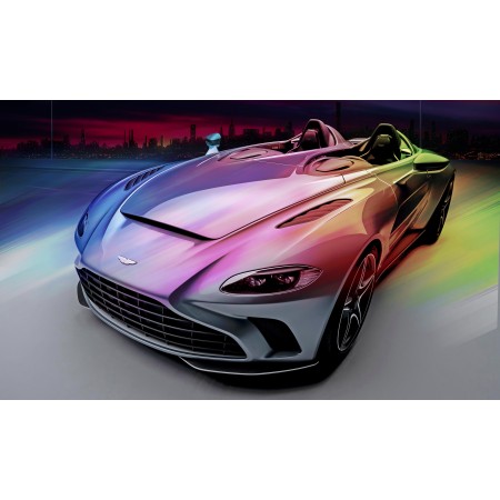 45x24in Poster 2020 Aston Martin DB10 4.7 Luxury Cars