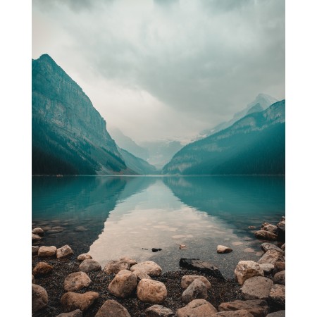 24x29 in Photographic Print Poster Lake Louise Mountains