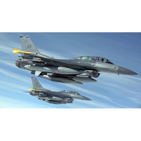 44x24 in Photographic Print Poster Military Jets Airplanes Flying Aviation F16