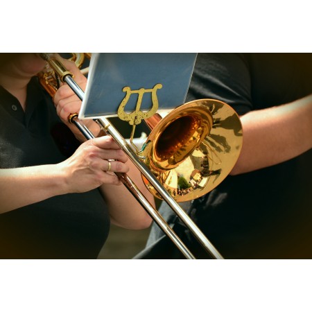 36x24 in Photographic Print Poster Trumpet Slide trumpet Musical instrument Marching