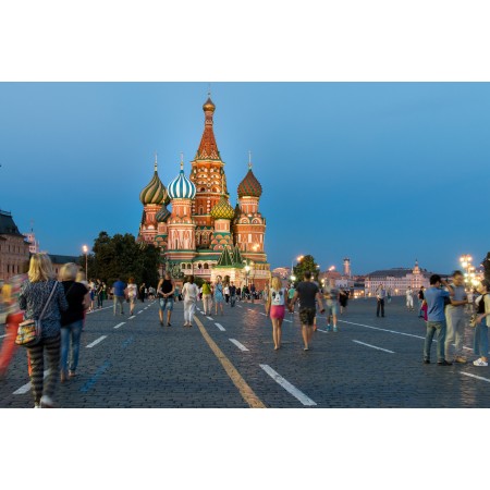 36x24 in Photographic Print Poster Moscow Red square Russia Tourism Soviet union