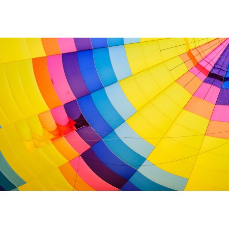 35x24 in Photographic Print Poster Abstract Airship Balloon Bright Color Colorful Geometric