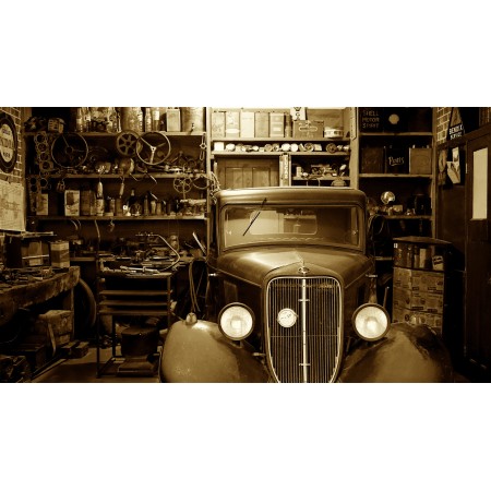 42"x24" Photographic Print Poster Antique Auto Automobile Automotive Car Classic