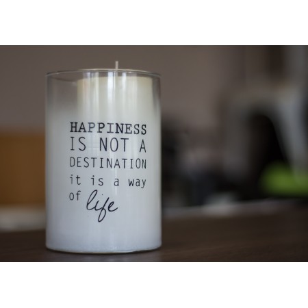 33x24in Photographic Print Poster Happiness is not a destination