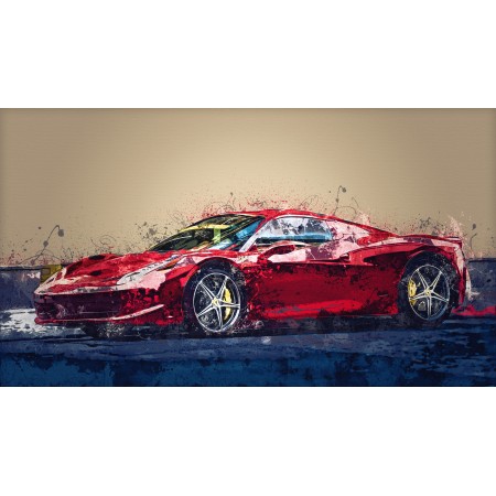 43"x24" Photographic Print Poster Ferrari Auto Vehicle Automotive Transport Design