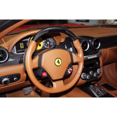 36"x24" Photographic Print Poster Ferrari Steering Wheel Car Dashboard Auto Interior