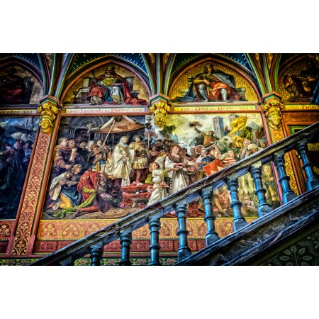 35x24 in Photographic Print Poster Gallery Art Mural Baroque Gallery Of Ancestors