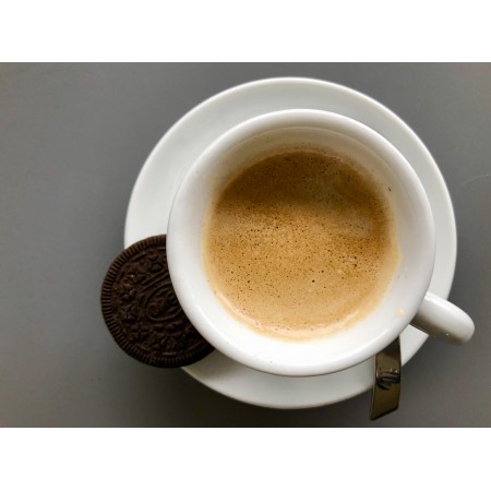 32x24 in Photographic Print Poster Coffee Espresso Caffeine Drink Cookie Oreo