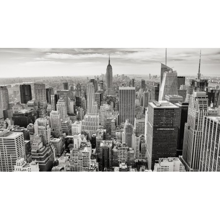 42x24 in Photographic Print Poster Manhattan Empire State Building New York City
