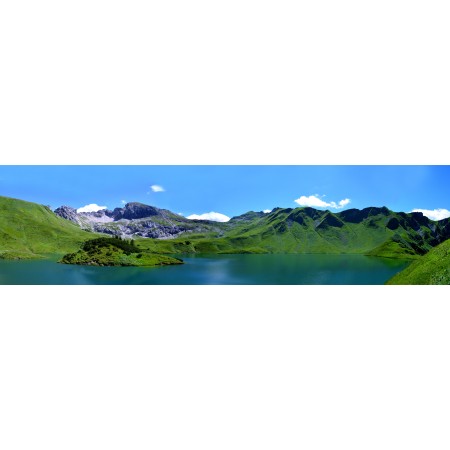 90"x24" Photographic Print Poster Schrecksee Bergsee Allgäu Mountain Lake Alpine