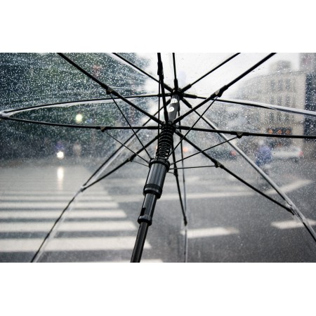 36x24 in Photographic Print Poster Umbrella Rain Weather Cold Wet Raindrop Clear