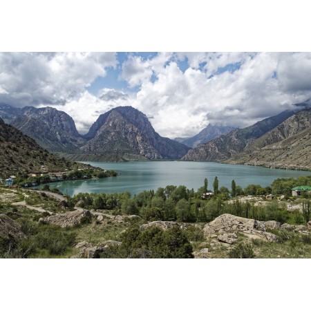 36x24 in Photographic Print Poster Tajikistan Iskanderkul Alex andersee Lake