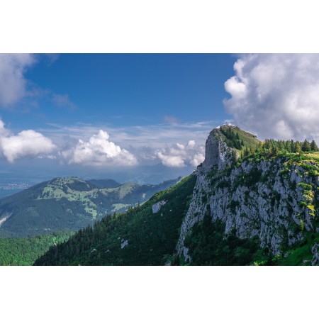 35x24 in Photographic Print Poster Landscape Scenery Sky Clouds Mountains Bavaria