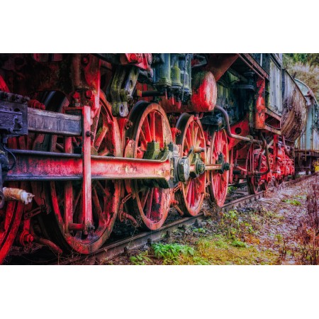 36x24 in Photographic Print Poster Locomotive Railway Steam locomotive Historically