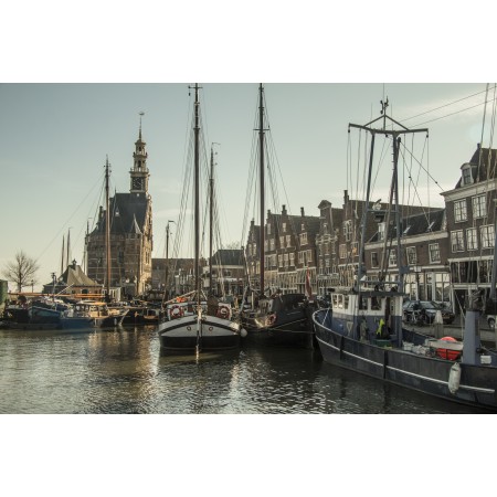 36"x24" Photographic Print Poster Netherlands Hoorn Fishing village North holland