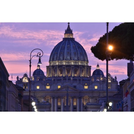36x24 in Photographic Print Poster Rome Vatican Place Landscape Italy Catholic Pope