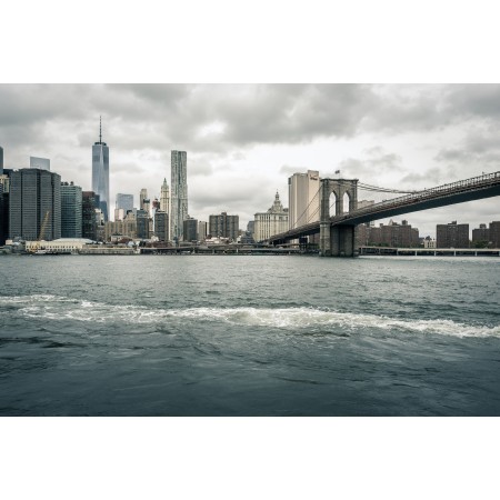 36x24 in Photographic Print Poster New york Brooklyn bridge Nyc City Manhattan