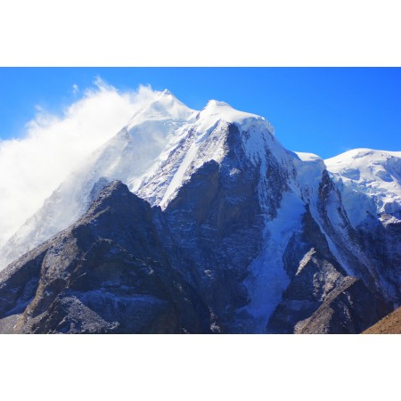 36"x24" Photographic Print Poster Mountain Peak Snow Summit Himalayas Adventure